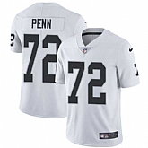 Nike Oakland Raiders #72 Donald Penn White NFL Vapor Untouchable Limited Jersey,baseball caps,new era cap wholesale,wholesale hats